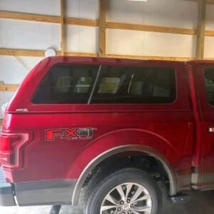 Camper shell removed from a 2016 Ford F-150 (5.5 ft bed).