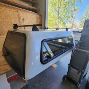 2016 White Fiberglass Topper for RAM 1500